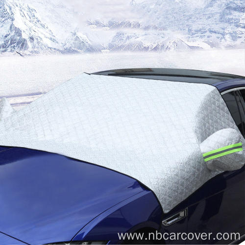 Aluminum layer winter car snow cover